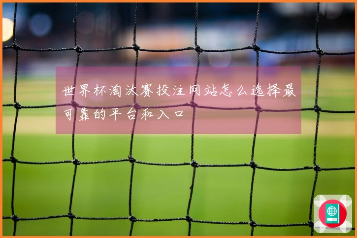 世界杯淘汰赛投注网站怎么选择最可靠的平台和入口